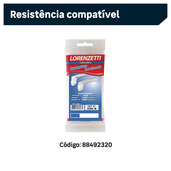 Chuveiro Eletrônico 127V (110V) 5500W Branco Duo Mostrarer Quadra Lorenzetti - Image 5