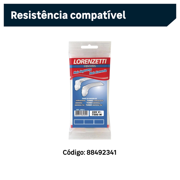 Chuveiro Eletrônico 220V 7500W Branco Duo Mostrarer Quadra Lorenzetti - Image 4