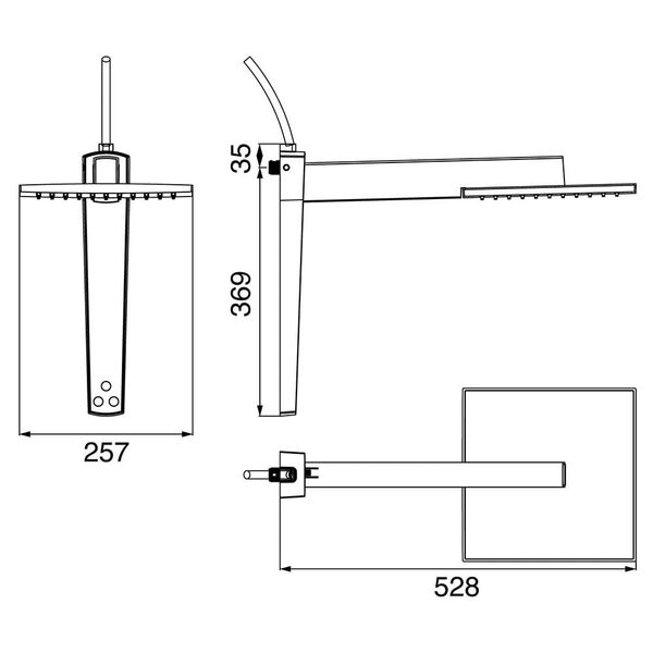 Chuveiro Lorenzetti Acqua Century Digital 220v 7500w 7510631 - Image 3