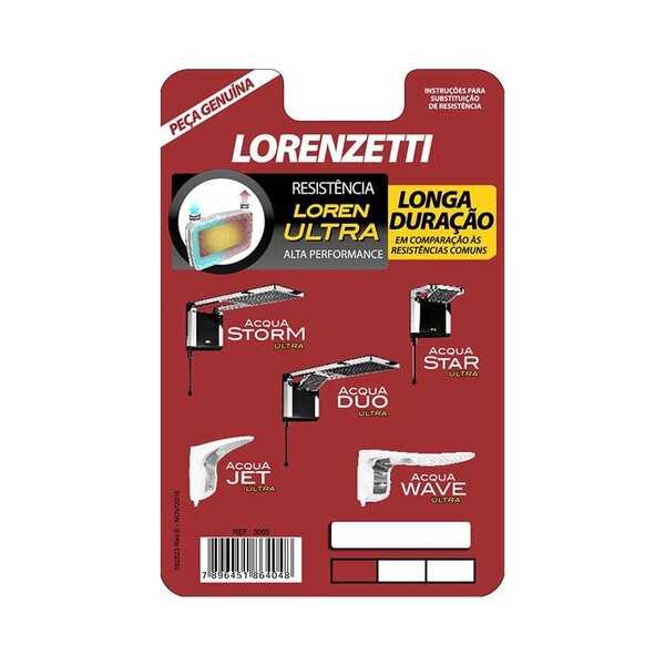 Chuveiro Lorenzetti Acqua Duo Ultra Eletrônico Branco 127v + Resistência - Image 4