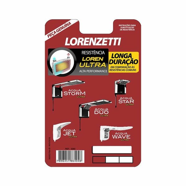 Chuveiro Lorenzetti Acqua Duo Ultra Eletrônico Branco/cromado 127v + Resistência - Image 5