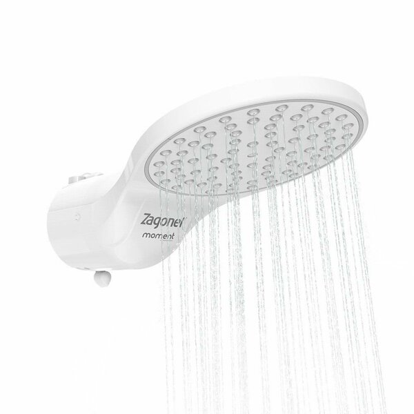 Chuveiro Zagonel Moment 4 Temperaturas Branco 127v - 4400w - Image 2