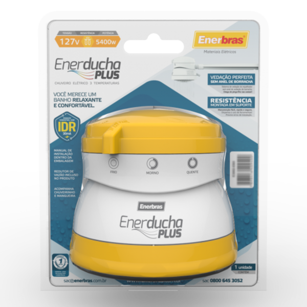 Enerducha Plus 127v54000w - Enerbras Amarelo - 3001-e/am5 - Image 2