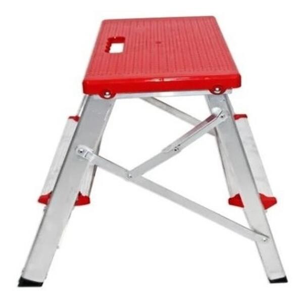 Escada 1 Degrau + 1 Banqueta-bilateral Alumínio Reforçada - Image 3