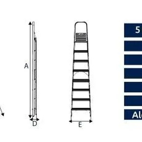 Escada Aluminio 5d Alumasa - Unico - Image 5