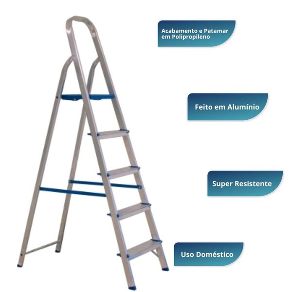 Escada Aluminio 5d Alumasa - Unico - Image 8