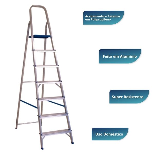 Escada Aluminio 7d Alumasa - Unico - Image 8