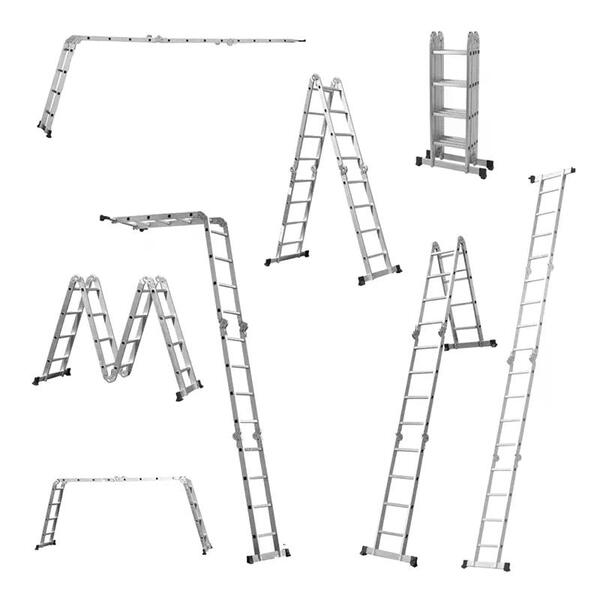 Escada Alumínio Multifuncional 8 Em 1 Espaçofix 4x4 - Image 2