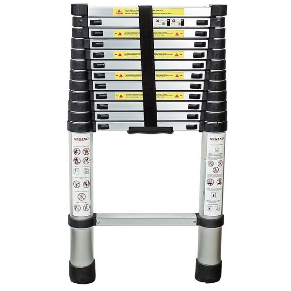 Escada Alumínio Telescópica 3.8 M 13 Degraus - Multifuncional - Image 2