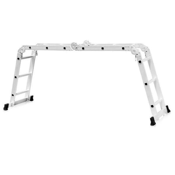 Escada Articulada Multifuncional 4x3 Alumínio Fortt 12 Degraus 3.34m - Eam4x3 - Image 5