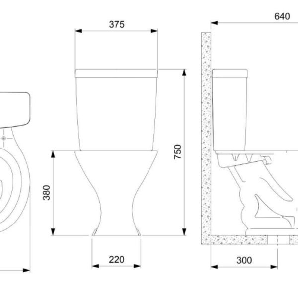 Kit Bacia Com Caixa Acessórios Instalação Saveiro Preto - Image 2
