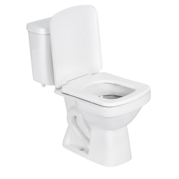 Kit Vaso Sanitário com Caixa Acoplada e Assento Branco Duplo Acionamento 3/6L Saída Vertical Lirio Fiori - Image 2