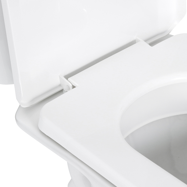 Kit Vaso Sanitário com Caixa Acoplada e Assento Branco Duplo Acionamento 3/6L Saída Vertical Lirio Fiori - Image 6