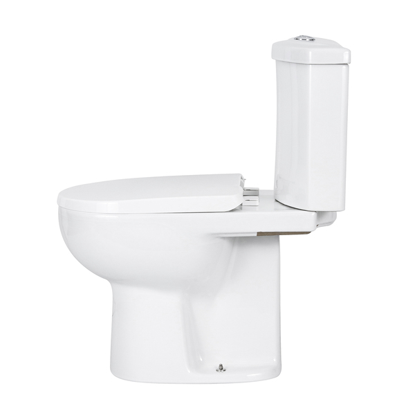 Kit Vaso Sanitário com Caixa Acoplada e Assento Branco Duplo Acionamento 3/6L Saída Vertical Luna Speciale Icasa - Image 5