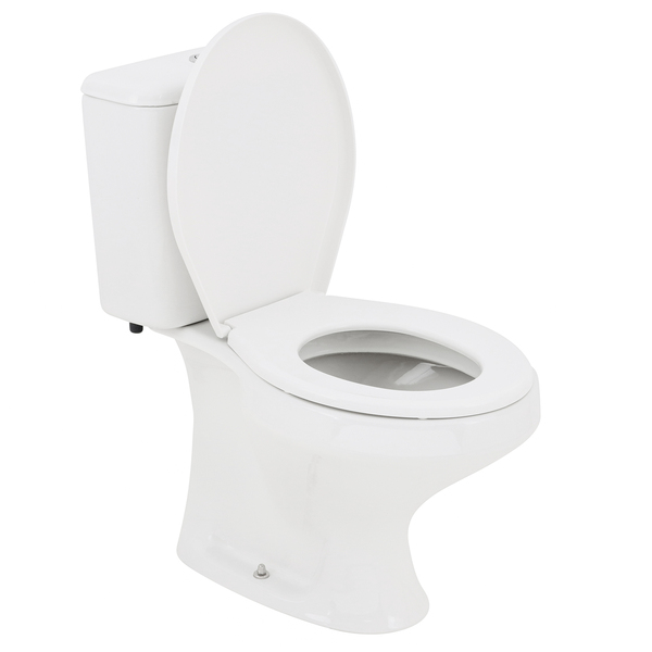 Kit Vaso Sanitário com Caixa Acoplada e Assento Branco Duplo Acionamento 3/6L Saída Vertical Ravena Deca - Image 4