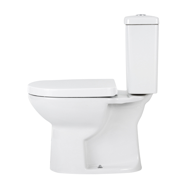 Kit Vaso Sanitário com Caixa Acoplada e Assento Branco Duplo Acionamento 3/6L Saída Vertical Round Roca - Image 6