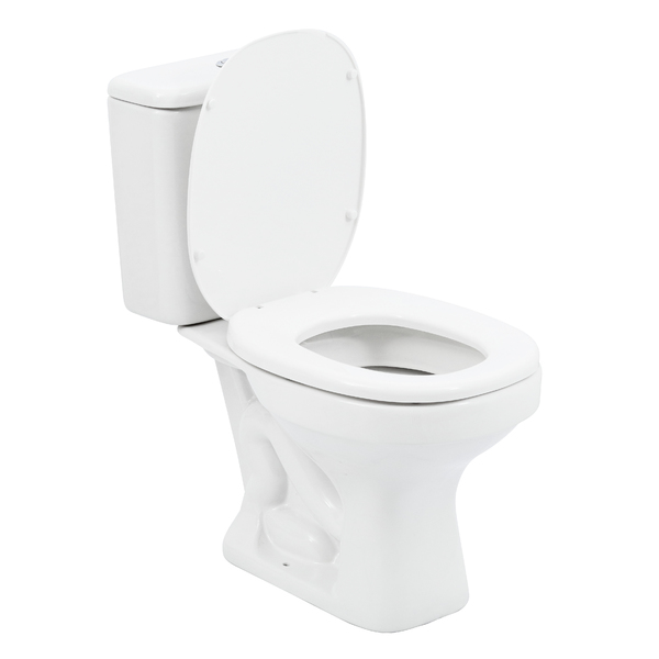 Kit Vaso Sanitário com Caixa Acoplada e Assento Branco Duplo Acionamento 3/6L Saída Vertical Aspen Deca - Image 8