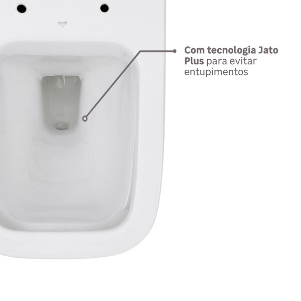 Kit Vaso Sanitário com Caixa Acoplada Branco 3/6L Vertical Gali Docol - Image 10