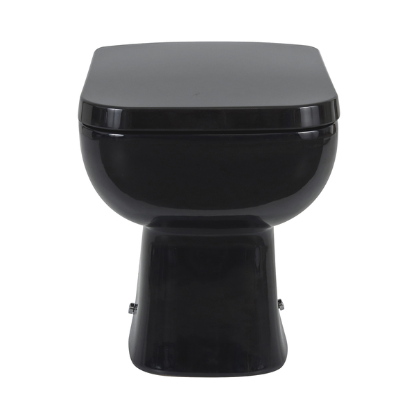 Kit Vaso Sanitário Convencional com Assento Preto Saída Vertical Misti Icasa - Image 4