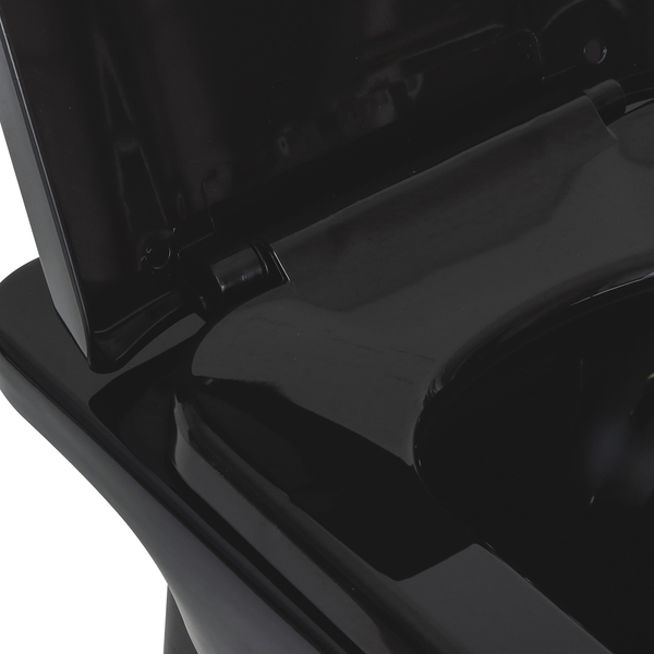 Kit Vaso Sanitário Convencional com Assento Preto Saída Vertical Misti Icasa - Image 6