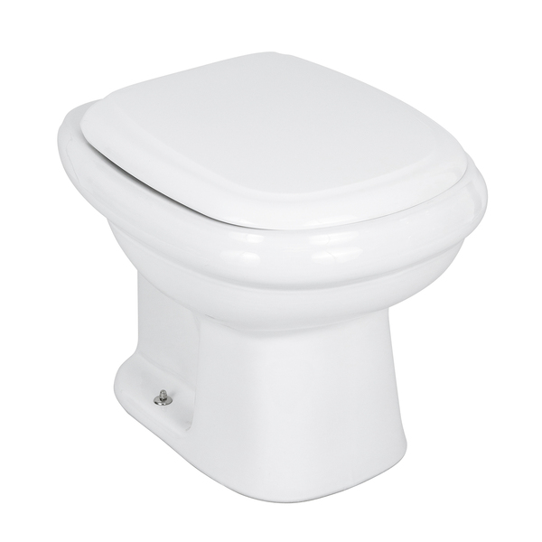 Kit Vaso Sanitário Convencional com Assento Branco Saída Vertical Sabatini Icasa