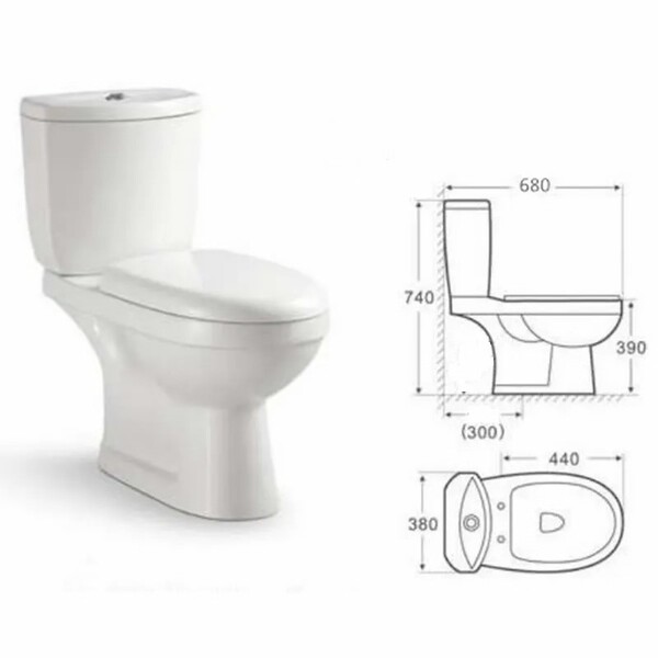 Vaso Sanitário Caixa Acoplada Basic - Smart Norte - Image 5