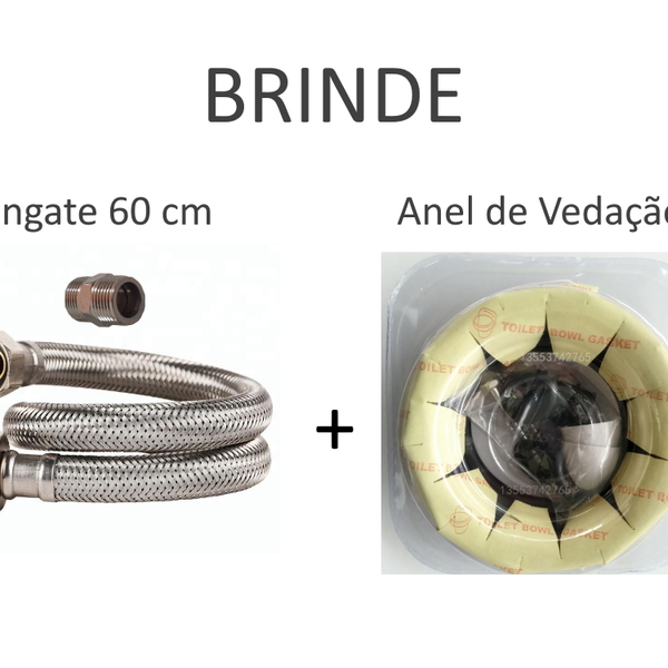 Vaso Sanitário com Caixa Acoplada Confort Premium - Smart Norte - Image 10