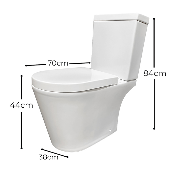 Vaso Sanitário com Caixa Acoplada Confort Premium - Smart Norte - Image 9