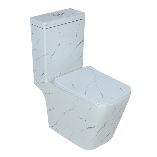 Vaso Sanitário Confort Plus Marmorado - Caixa Acoplada - Image 2