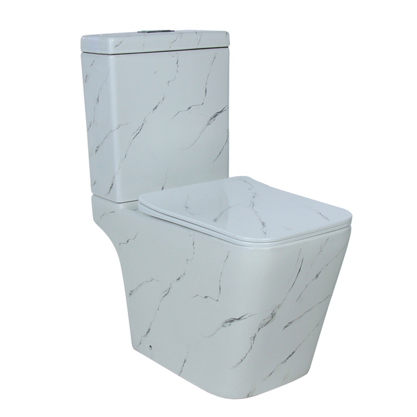 Vaso Sanitário Confort Plus Marmorado - Caixa Acoplada - Image 5