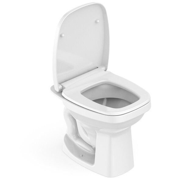 Vaso Sanitário Convencional Com Assento Queda Amortecida Art Incepa Branco Brilhante - Image 4