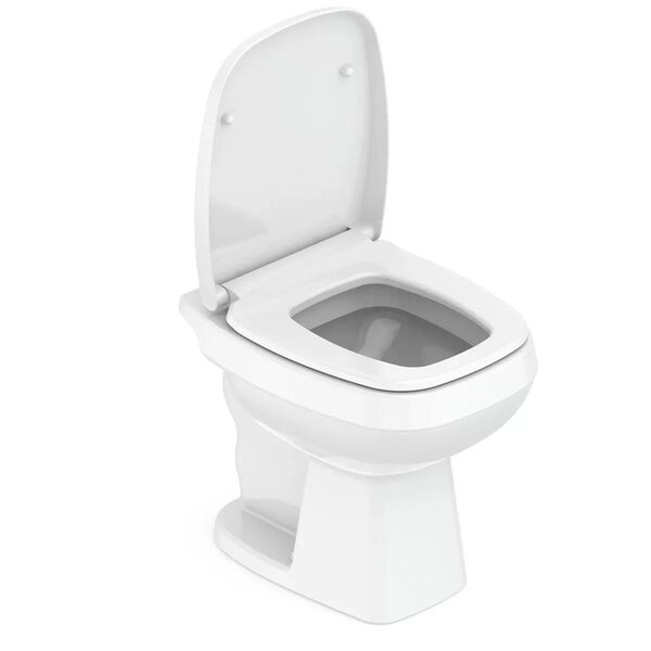 Vaso Sanitário Convencional Com Assento Soft Close City Celite Branco Brilhante - Image 7