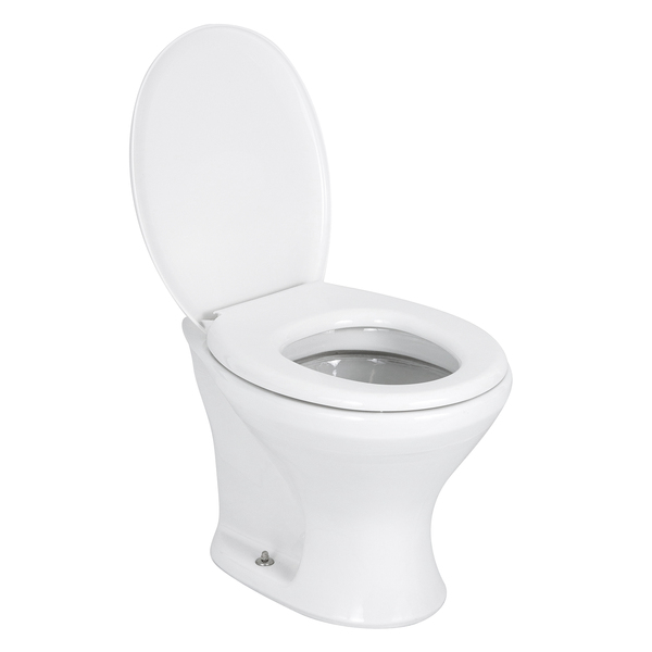 Kit Vaso Sanitário Convencional para Descarga de Parede com Assento Saída Vertical Infantil Branco Icasa - Image 3