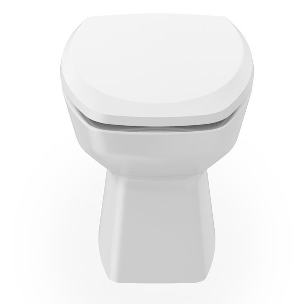 Kit Vaso Sanitário Convencional com Assento Branco Saída Vertical Thema Incepa - Image 3