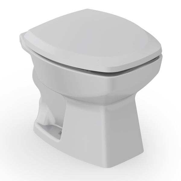 Kit Vaso Sanitário Convencional com Assento Cinza Saída Vertical Thema Incepa - Image 4