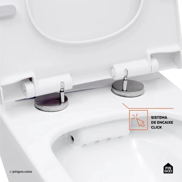 Vaso Sanitário Convencional Turmalina Pingoo.casa - Branco - Image 4