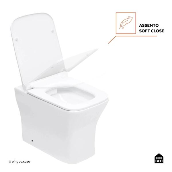 Vaso Sanitário Convencional Turmalina Pingoo.casa - Branco - Image 5