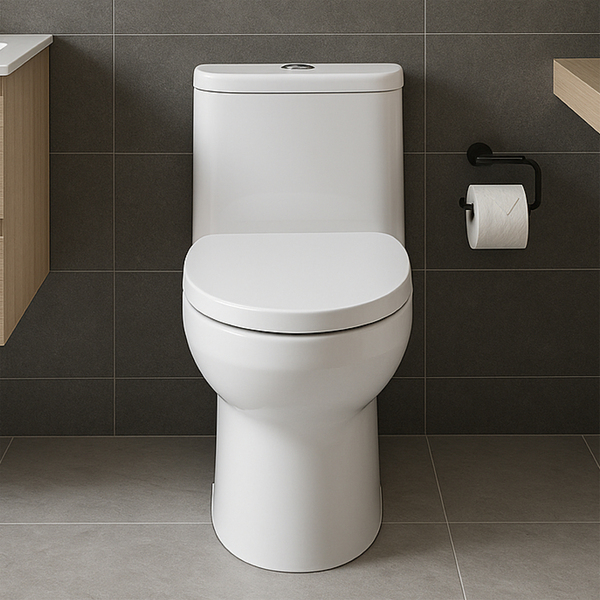 Vaso Sanitário Monobloco Branco Duplo Acionamento 3/6L Vertical Vittoria Luvia - Image 4