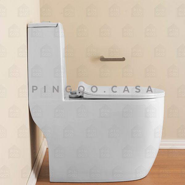 Vaso Sanitário Monobloco Amazonita Pingoo.casa - Branco - Image 3