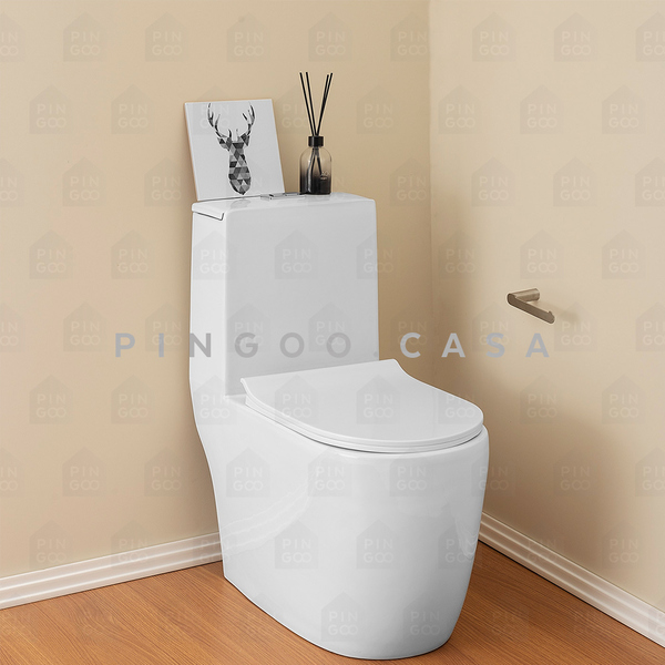 Vaso Sanitário Monobloco Amazonita Pingoo.casa - Branco - Image 2