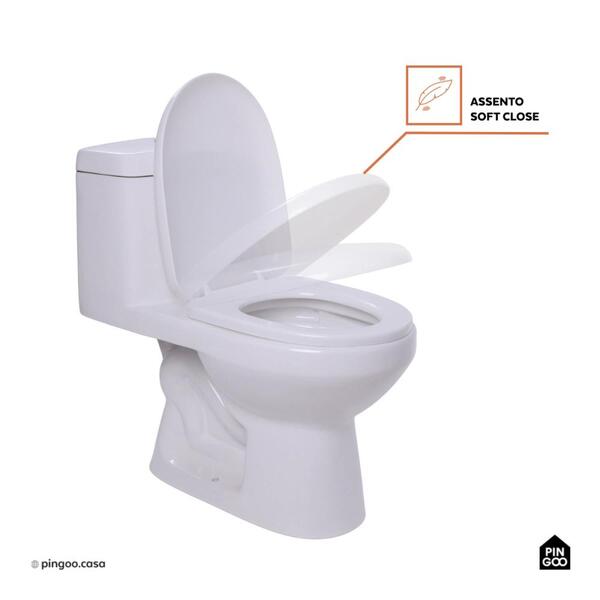 Vaso Sanitário Monobloco Caixa Acoplada Privada Taquaras Pingoo.casa - Branco - Image 8