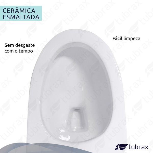 Vaso Sanitário Monobloco Completo - Caixa Acoplada Privada Nexum Vab0026 Tubrax - Image 5