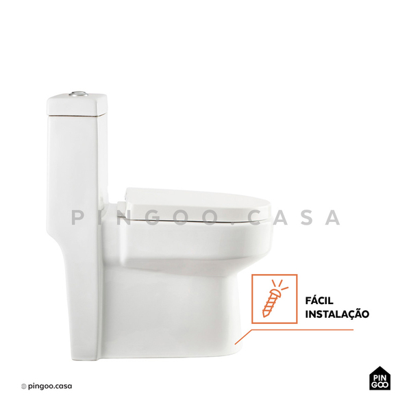 Vaso Sanitário Monobloco Galena Pingoo.casa - branco - Image 6