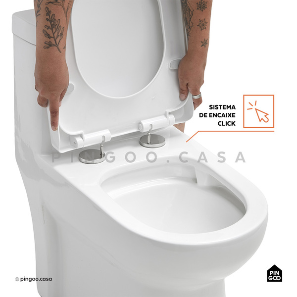 Vaso Sanitário Monobloco Galena Pingoo.casa - branco - Image 4