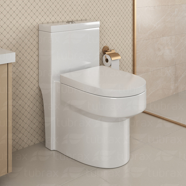 Vaso Sanitário Monobloco Produzido Em Cerâmica Com Acessórios - Vab0004-c - Image 2