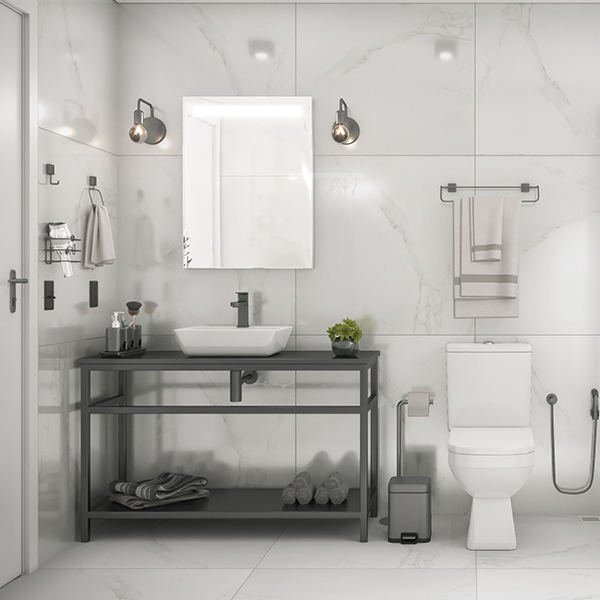 Vaso Sanitário para Caixa Acoplada Saída Vertical Quadra Branco Deca - Image 2